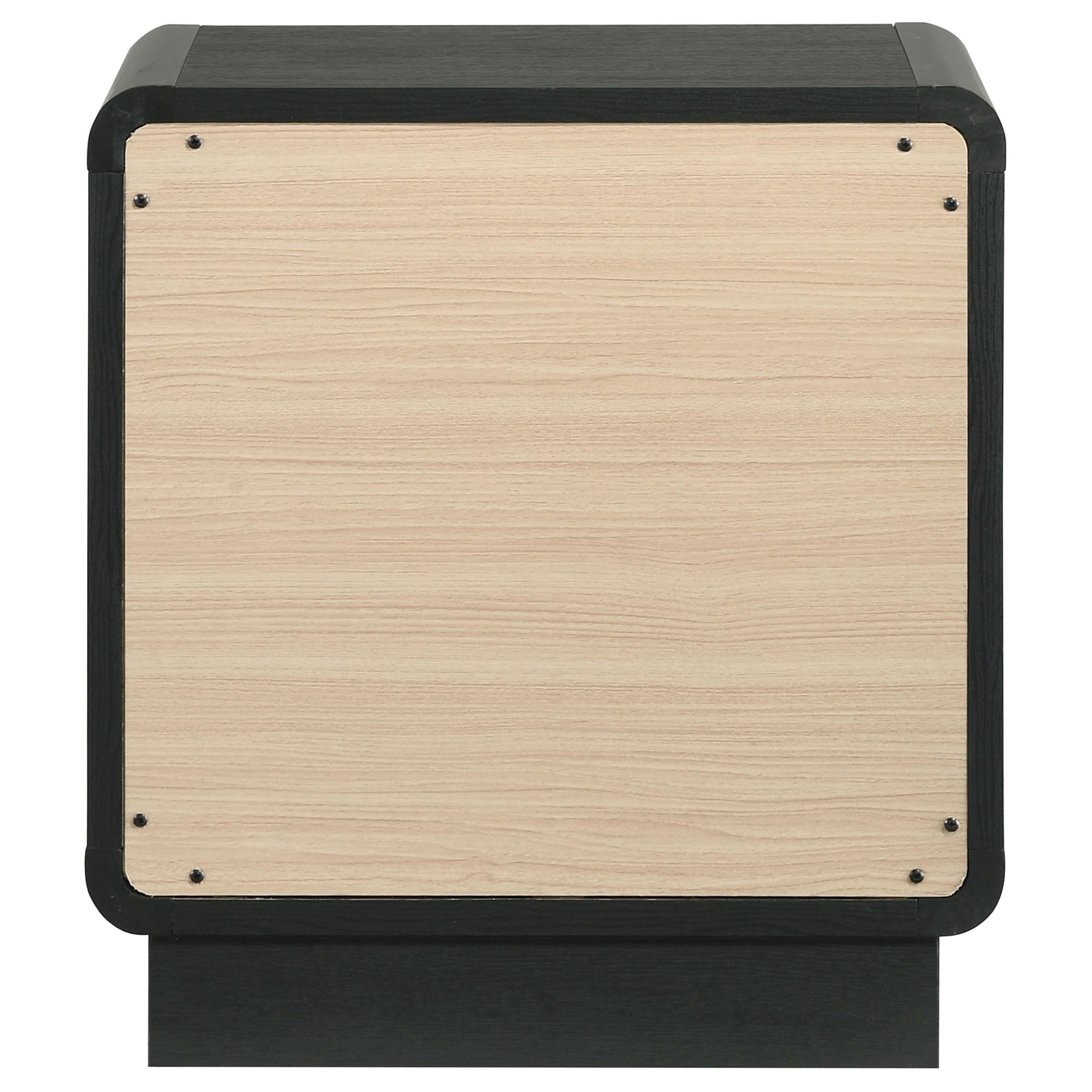 Cavelle 2-drawer Nightstand Bedside Table Black - 223662