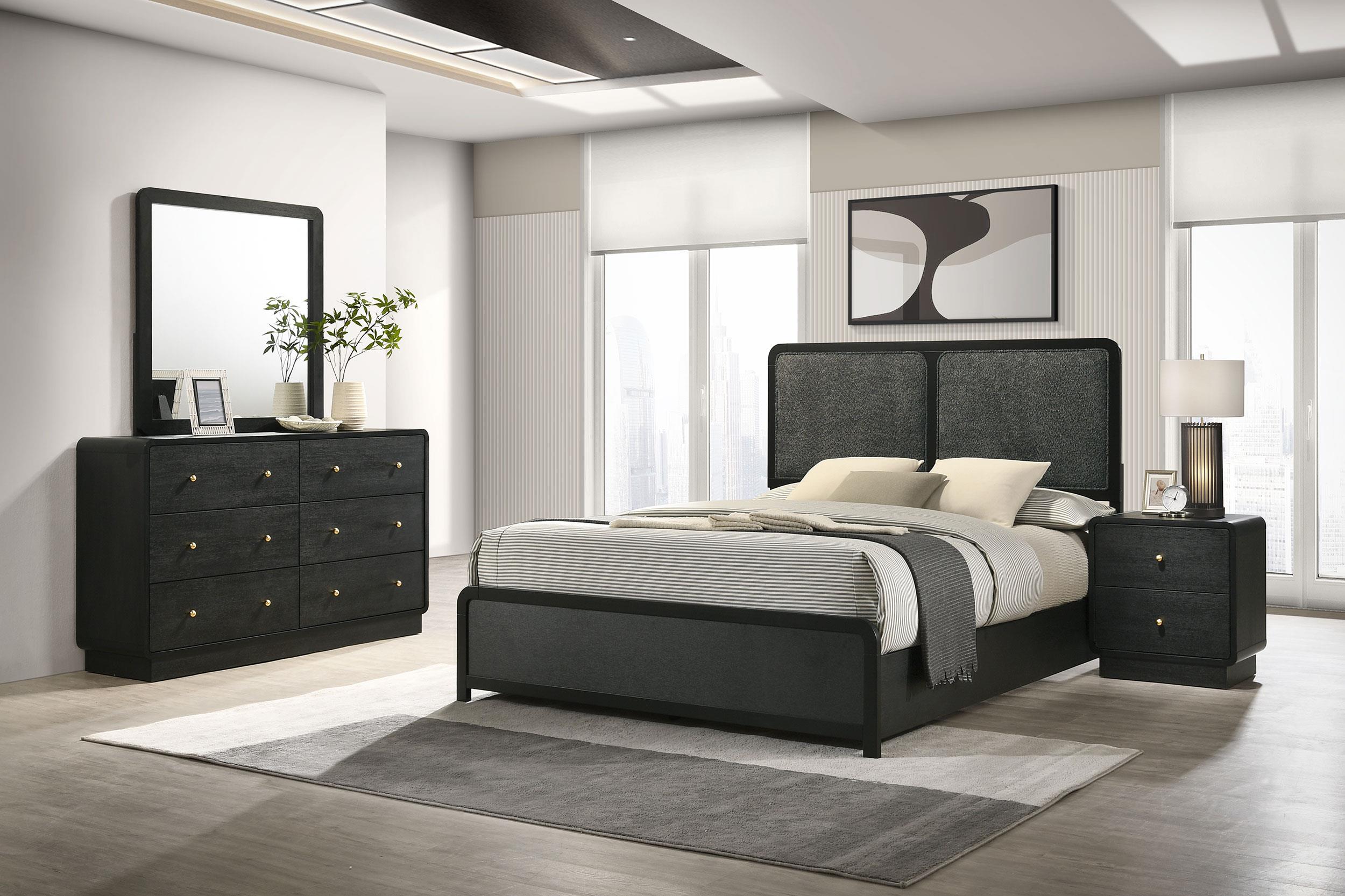 Cavelle 4-piece Queen Bedroom Set Black - 223661Q-S4