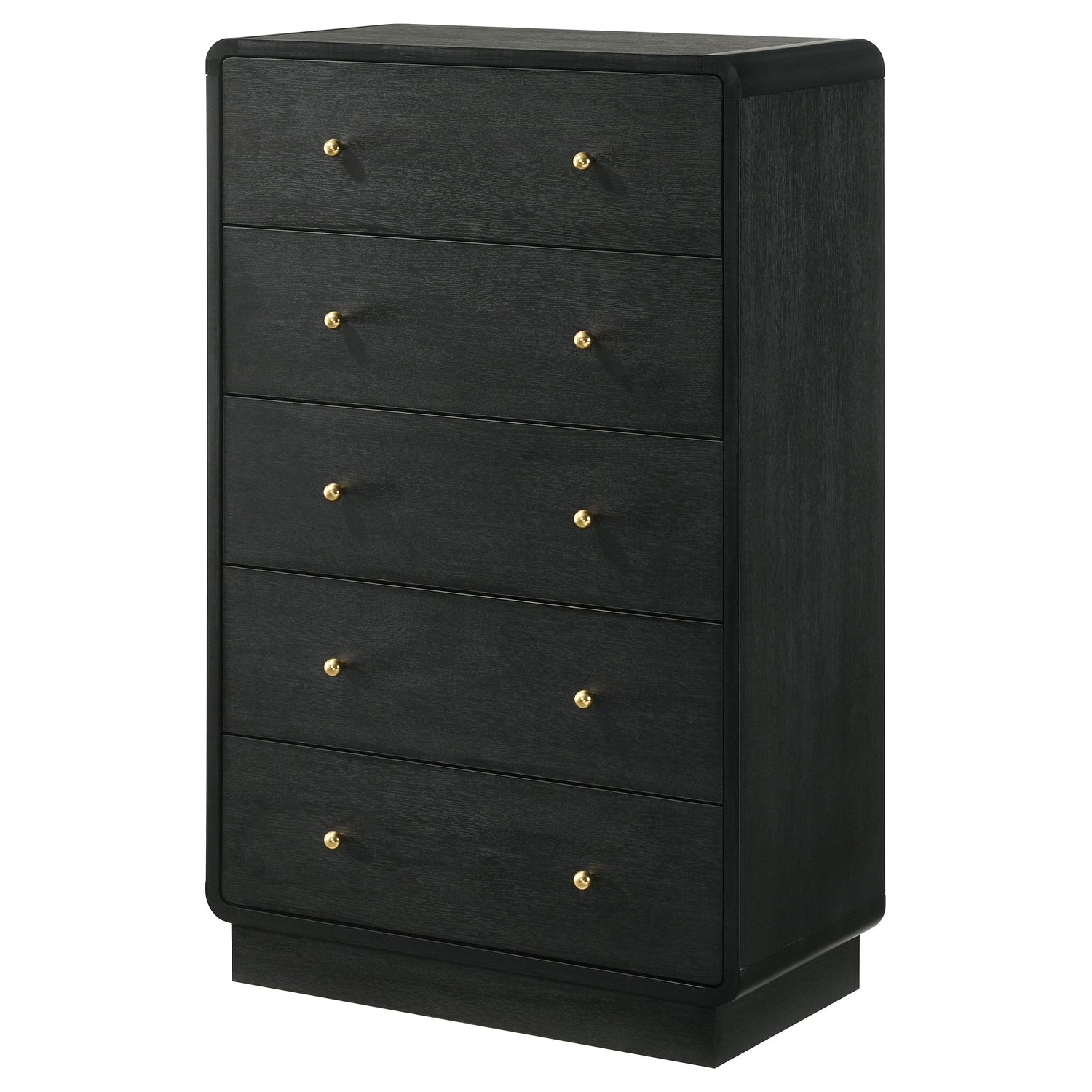Cavelle 5-drawer Chest of Drawers Black - 223665