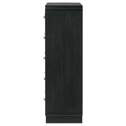 Cavelle 5-drawer Chest of Drawers Black - 223665