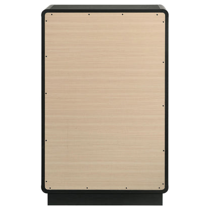 Cavelle 5-drawer Chest of Drawers Black - 223665