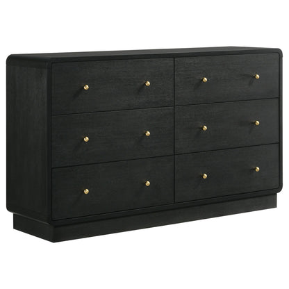 Cavelle 5-piece Eastern King Bedroom Set Black - 223661KE-S5