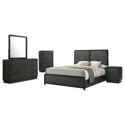 Cavelle 5-piece Queen Bedroom Set Black - 223661Q-S5