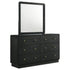 Cavelle 6-drawer Dresser and Mirror Black - 223663M