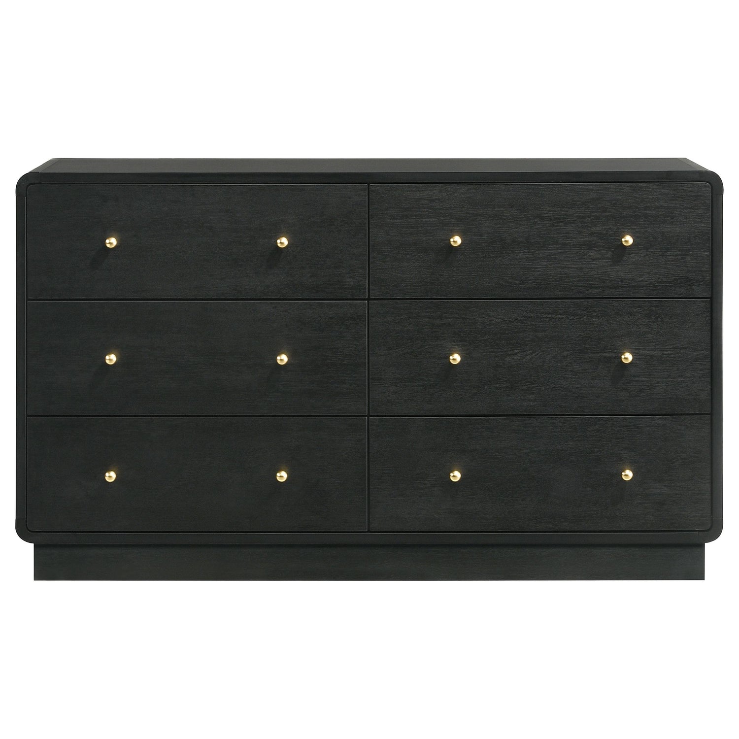 Cavelle 6-drawer Dresser Cabinet Black - 223663