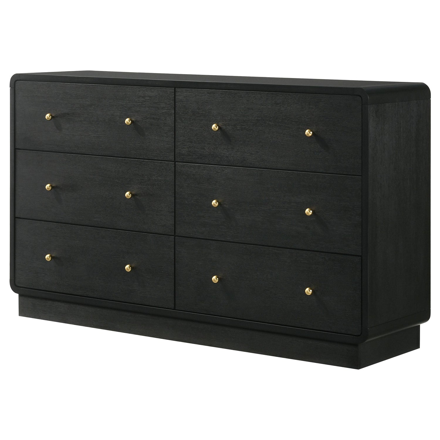 Cavelle 6-drawer Dresser Cabinet Black - 223663