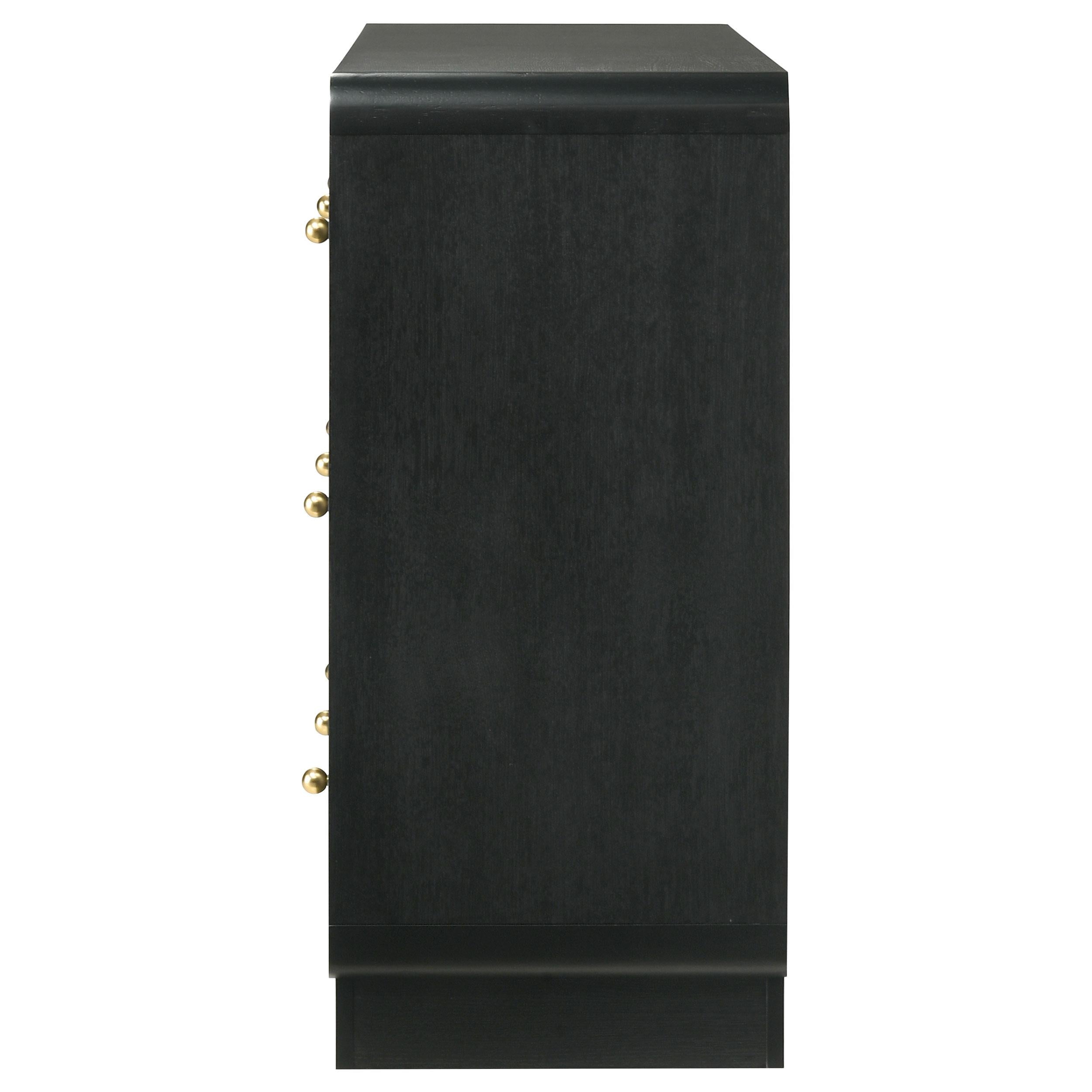 Cavelle 6-drawer Dresser Cabinet Black - 223663