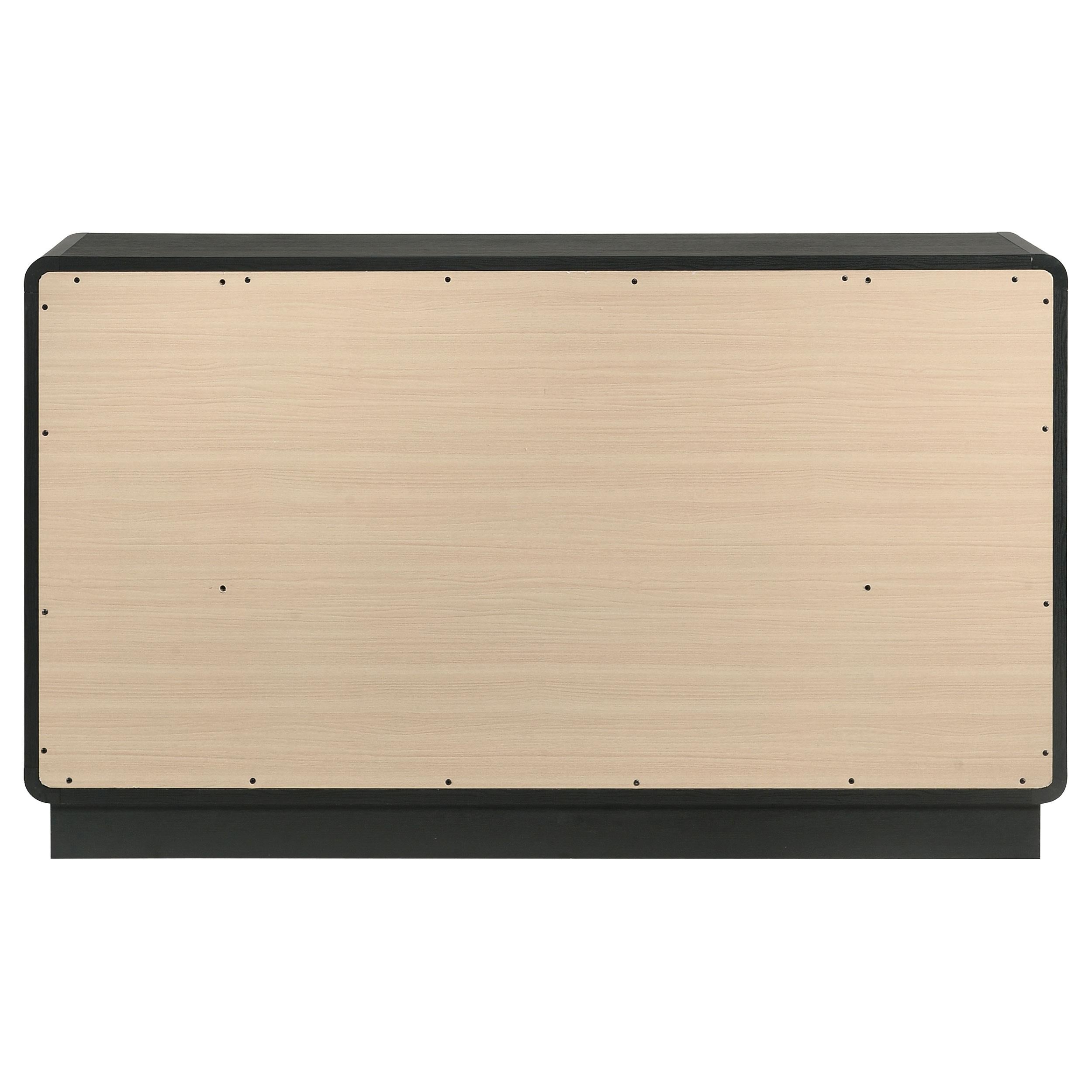 Cavelle 6-drawer Dresser Cabinet Black - 223663