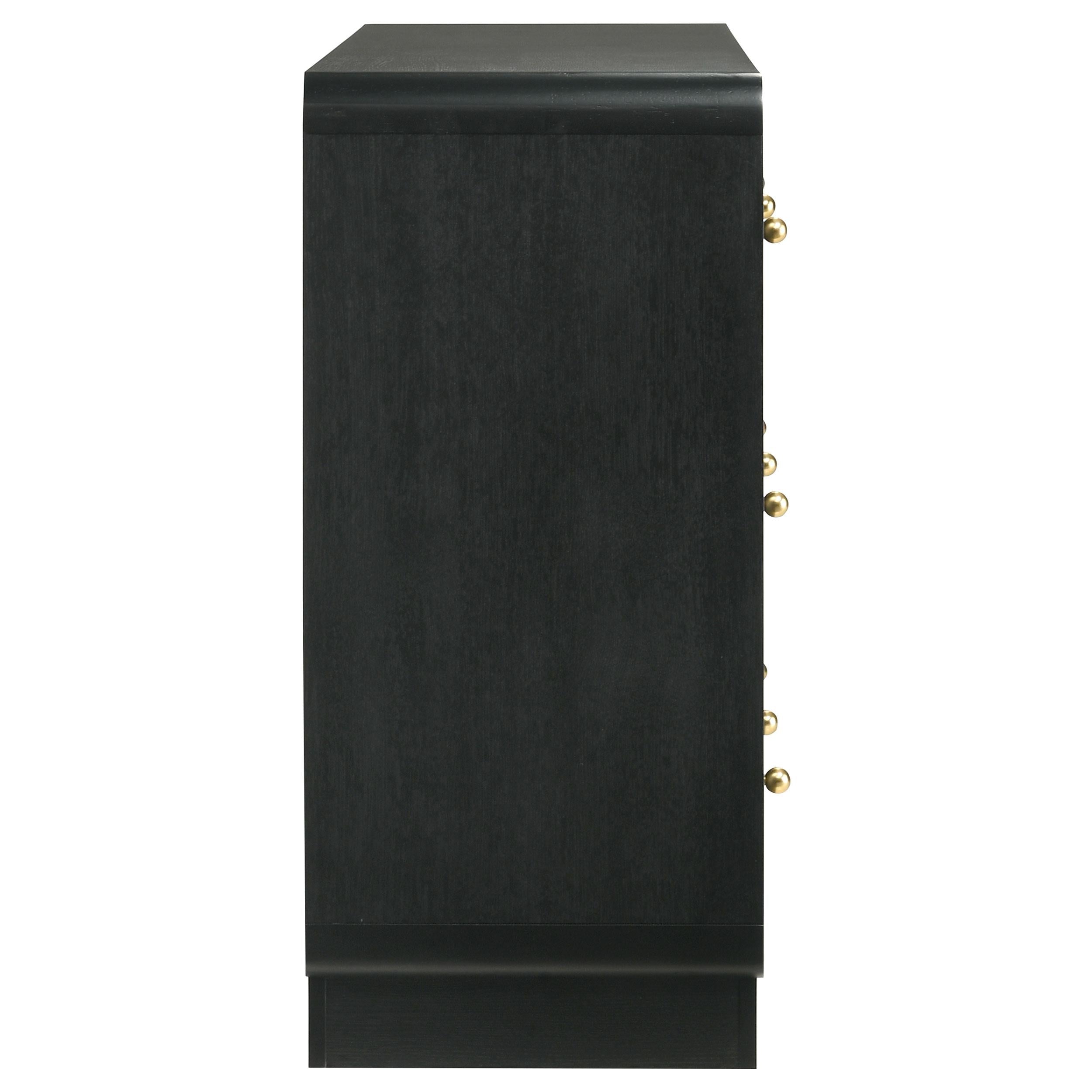 Cavelle 6-drawer Dresser Cabinet Black - 223663