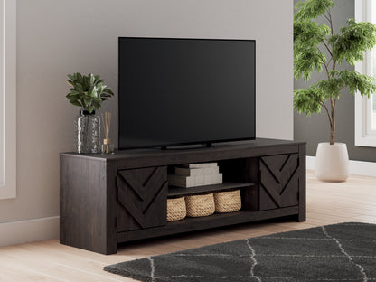 Cayboni Black 71" TV Stand - W3789-68