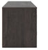 Cayboni Black 71" TV Stand with Electric Fireplace - W3789W1
