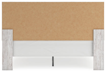 Cayboni King Panel Bed with Dresser and 2 Nightstands in Whitewash from Ashley - Luna Furniture