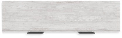 Cayboni King Panel Bed with Dresser and 2 Nightstands in Whitewash from Ashley - Luna Furniture
