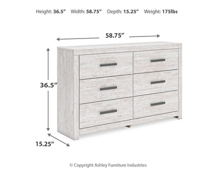 Cayboni Twin Panel Bed, Dresser and Chest - B3788B11