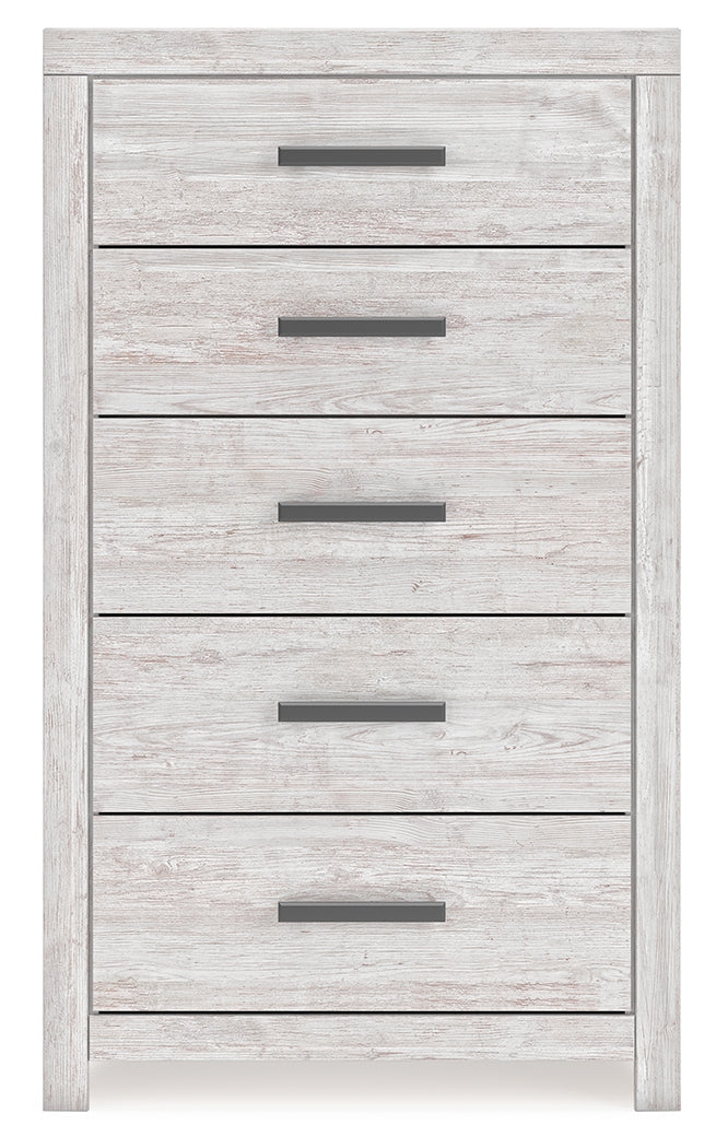 Cayboni Twin Panel Bed, Dresser and Chest - B3788B11