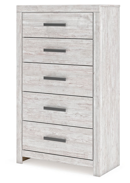 Cayboni Twin Panel Bed, Dresser and Chest - B3788B11