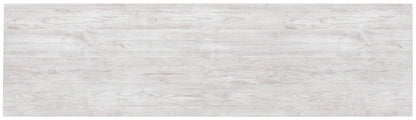 Cayboni Whitewash 71" TV Stand with Electric Fireplace - W3788W1