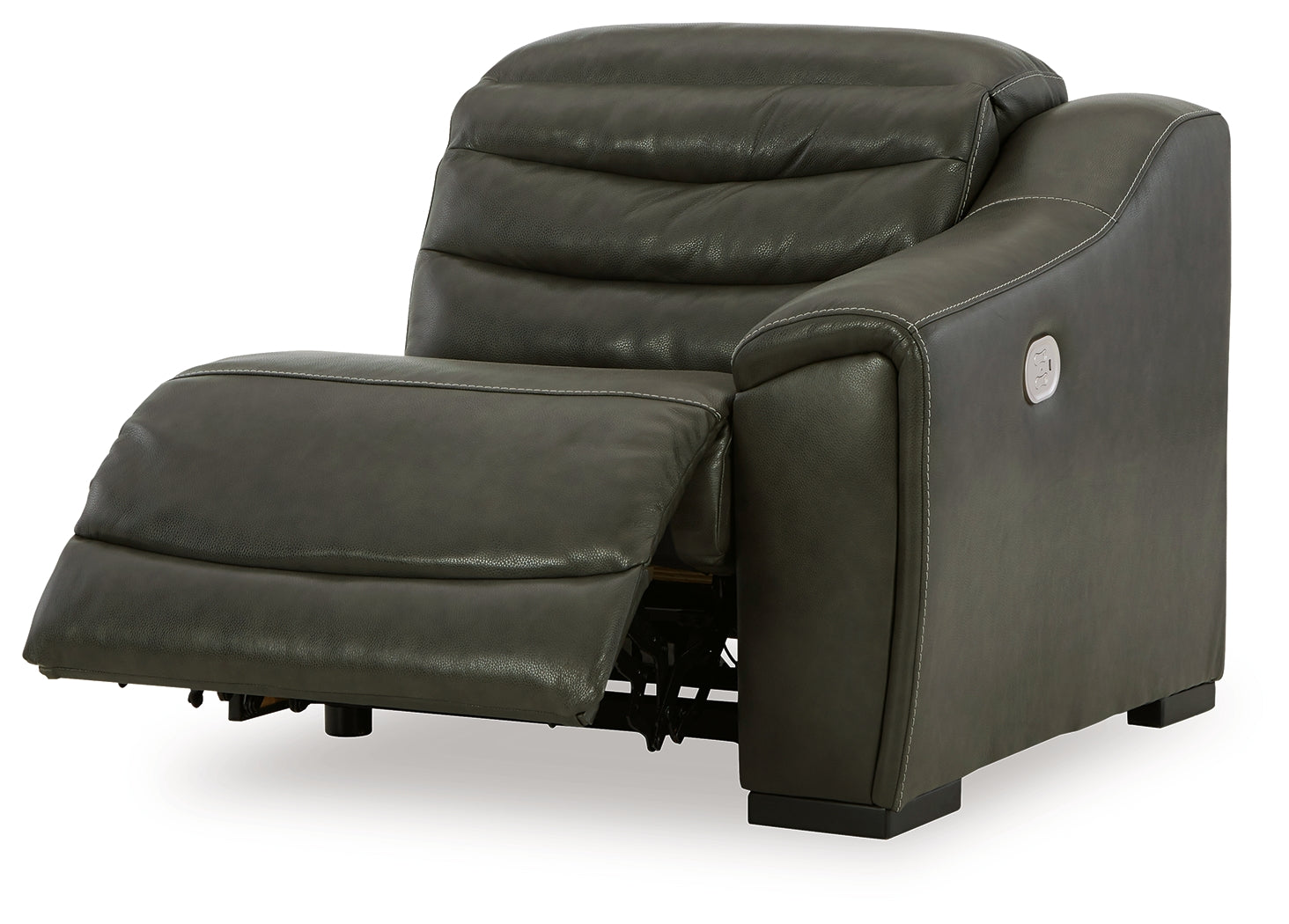 Center Line Dark Gray 3-Piece Sectional Sofa and 3-Piece Loveseat with Console - U63404S8