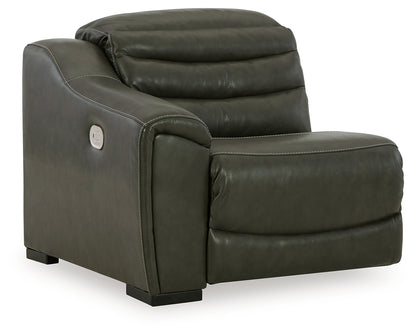 Center Line Dark Gray 3-Piece Sectional Sofa and 3-Piece Loveseat with Console - U63404S8