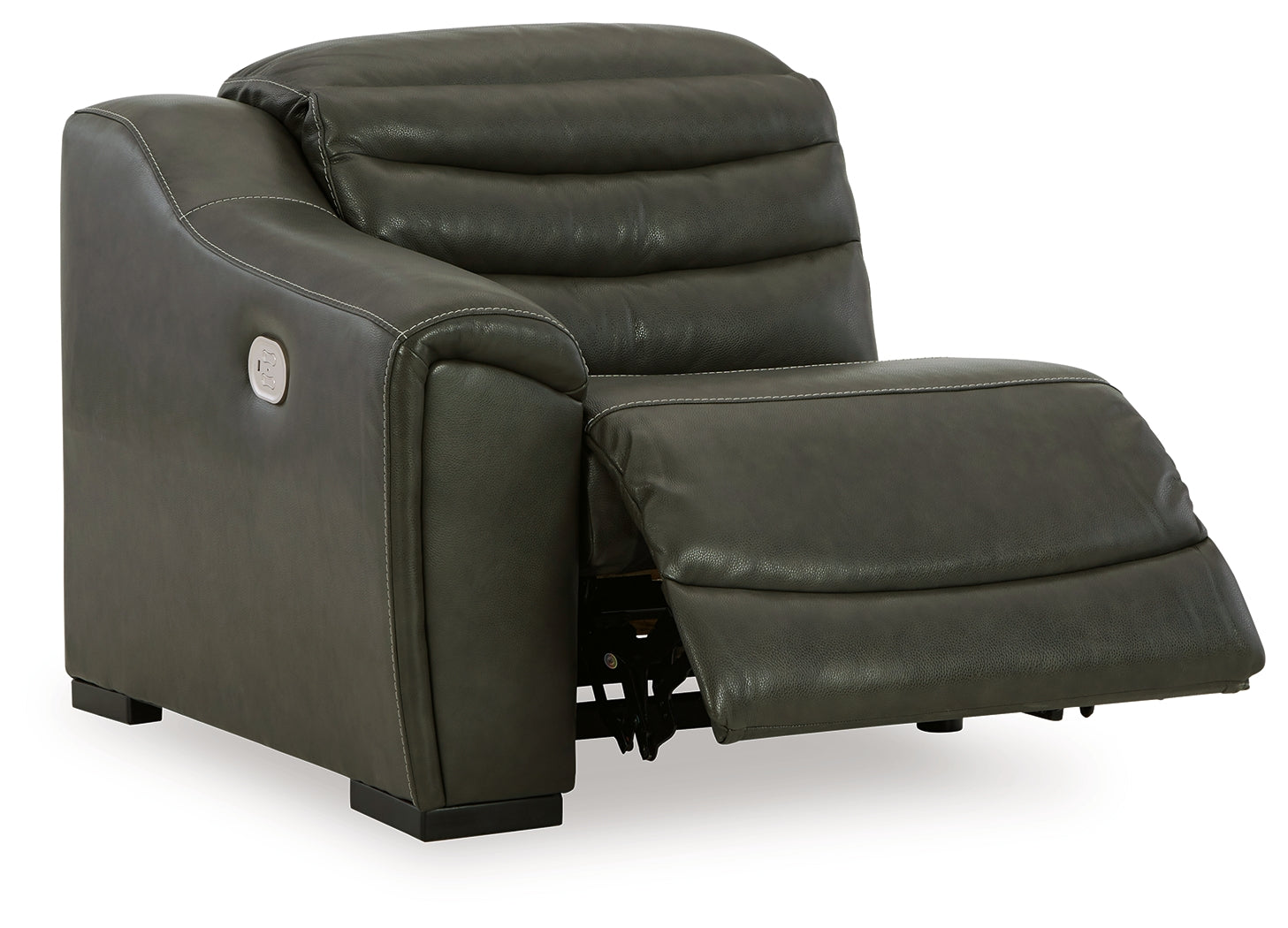 Center Line Dark Gray 3-Piece Sectional Sofa and 3-Piece Loveseat with Console - U63404S8