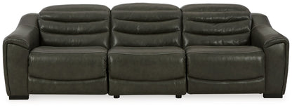 Center Line Dark Gray Power Reclining Living Room Set from Ashley - Luna Furniture