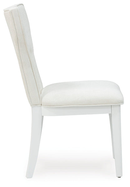 Chalanna White Dining Chair, Set of 2 - D822-01