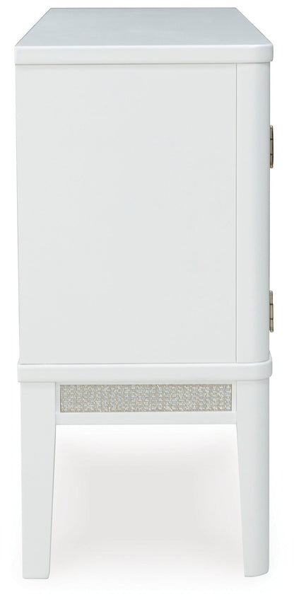 Chalanna White Dining Server - D822-60