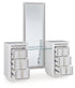 Chalanna White Vanity with Mirror - B822B7