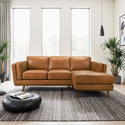 Chase Genuine Leather Sectional Right Facing - SEC00400902