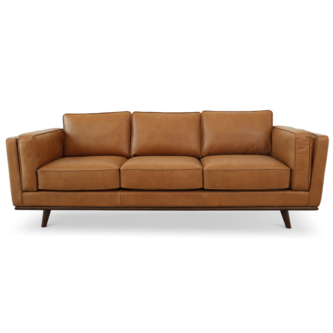 Chase Mid Century Modern Genuine Leather Sofa - SOF00401501
