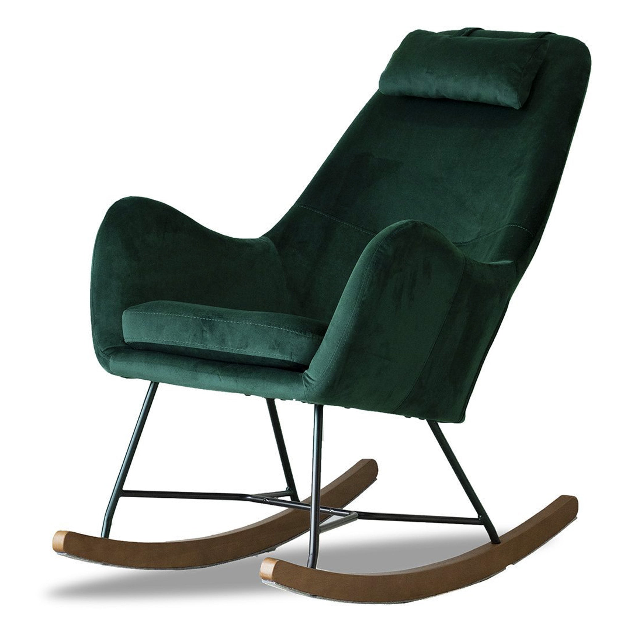 Chelsea Green Velvet Rocking Chair - RCH01900302