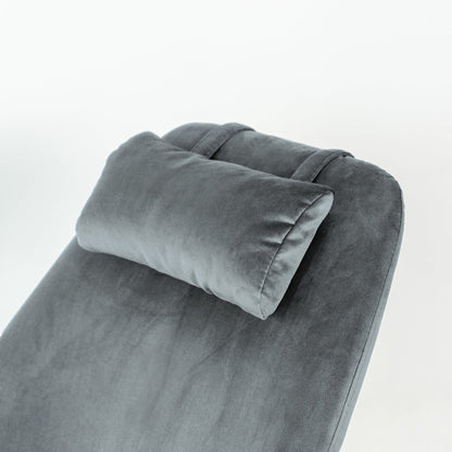 Chelsea Grey Velvet Rocking Chair - RCH01900303