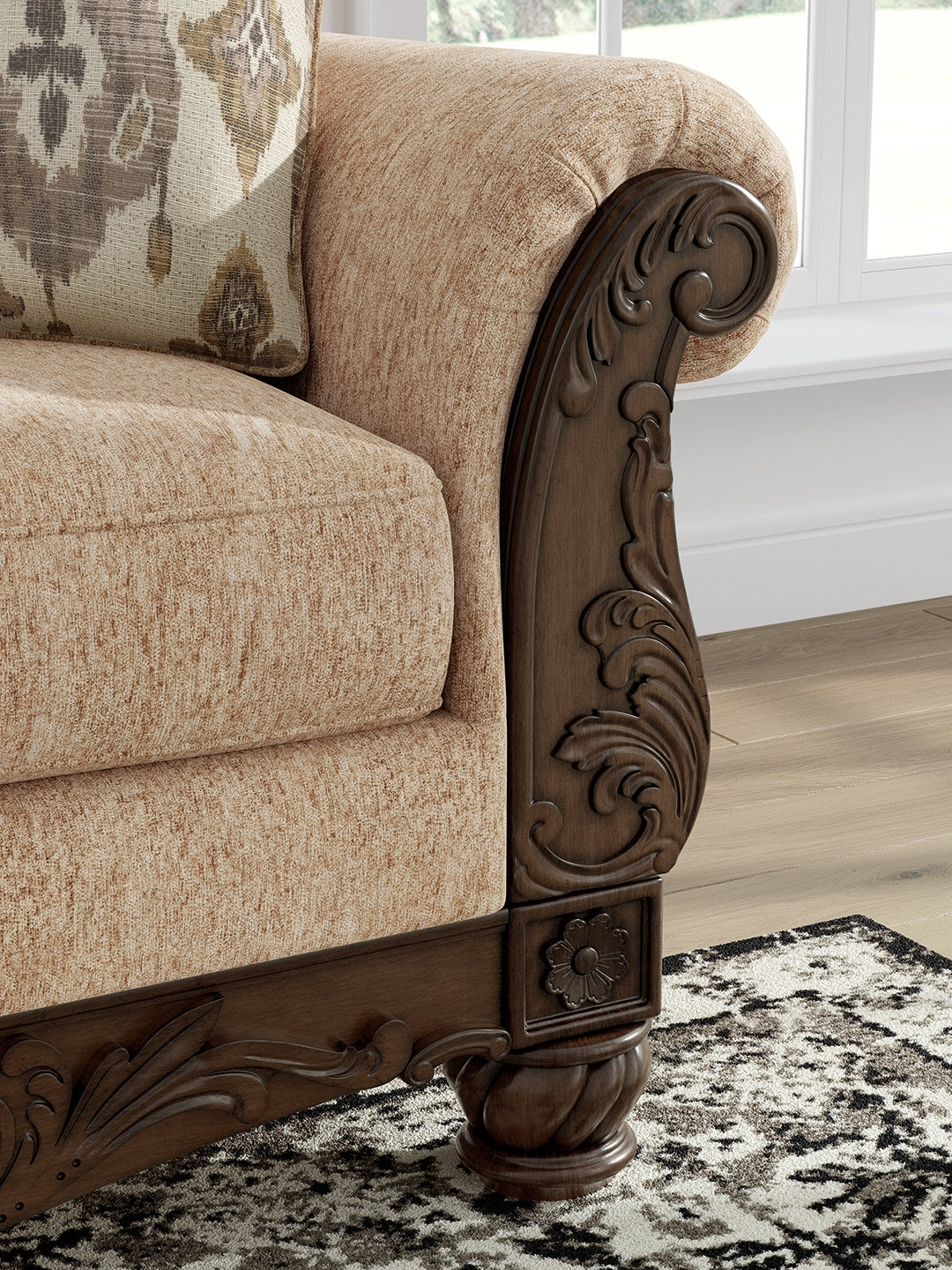 Chelsworth Golden Loveseat - PC5790535