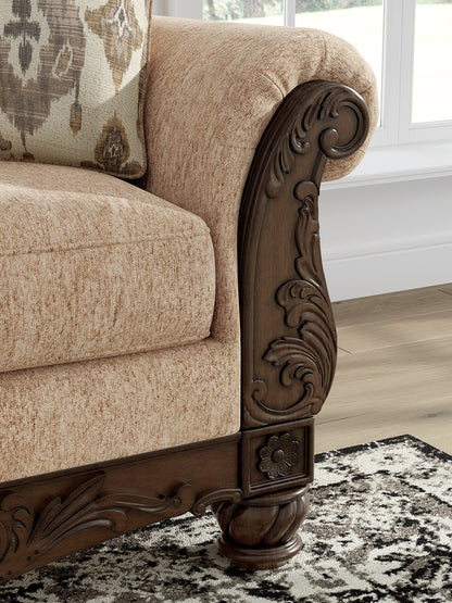 Chelsworth Golden Loveseat - PC5790535