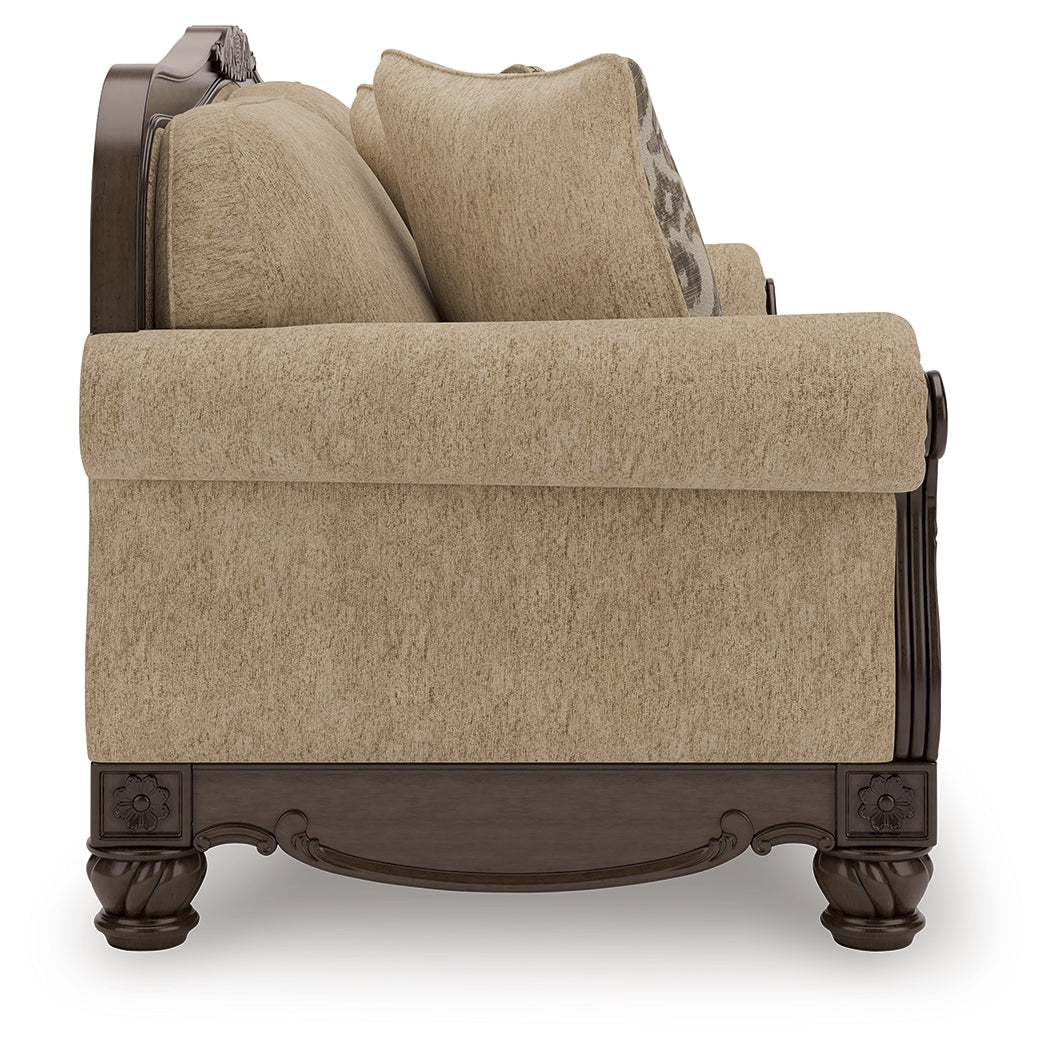 Chelsworth Sofa and Loveseat in Golden from Ashley - Luna Furniture