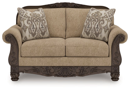 Chelsworth Sofa and Loveseat in Golden from Ashley - Luna Furniture