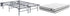 Chime 10 Inch Hybrid 10 Inch Hybrid Mattress with Foundation in White - PKG008848