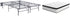 Chime 12 Inch Hybrid 12 Inch Hybrid Mattress with Foundation in White - PKG008807