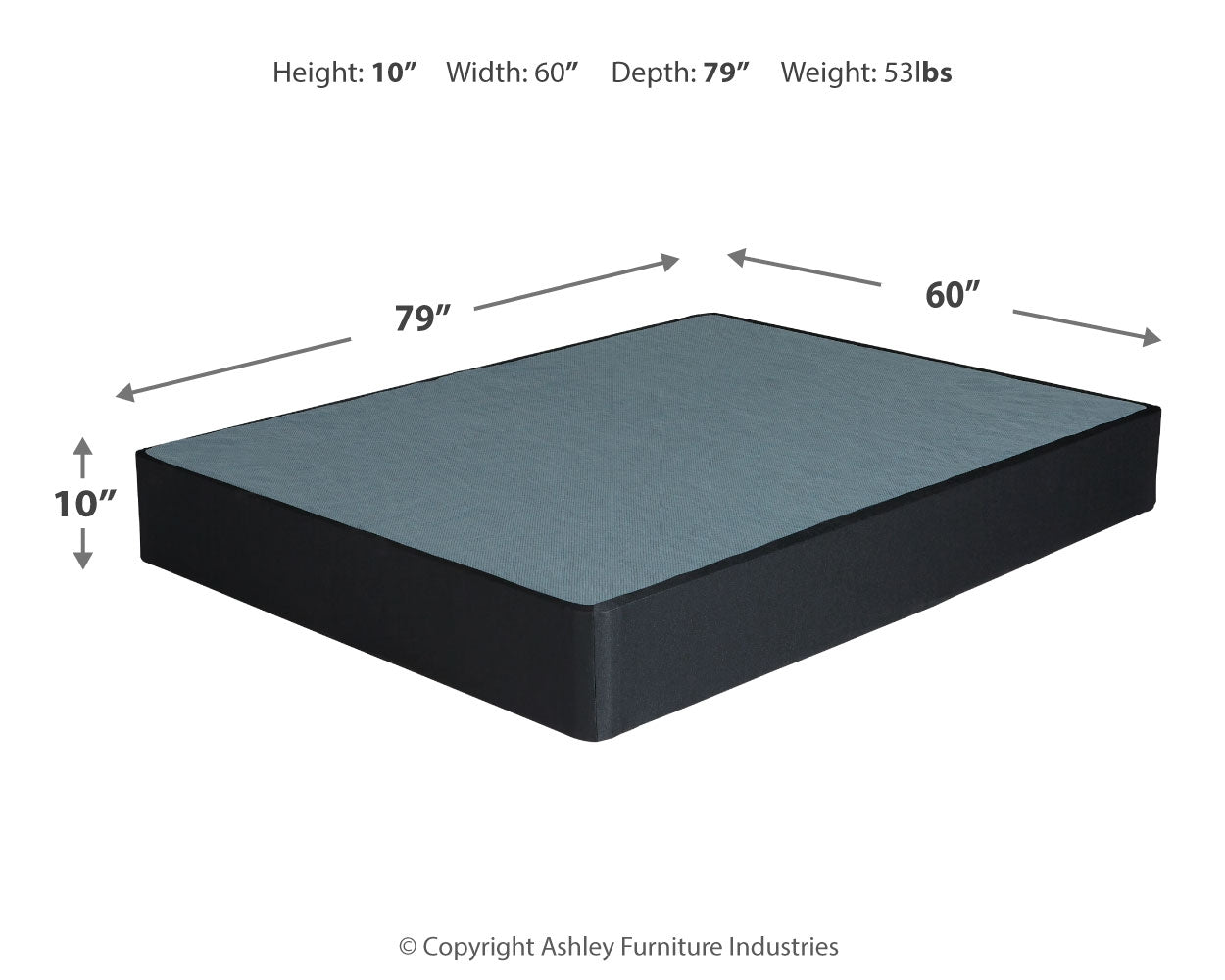 Chime 12 Inch Hybrid White California King Mattress and Foundation Set - M697M1