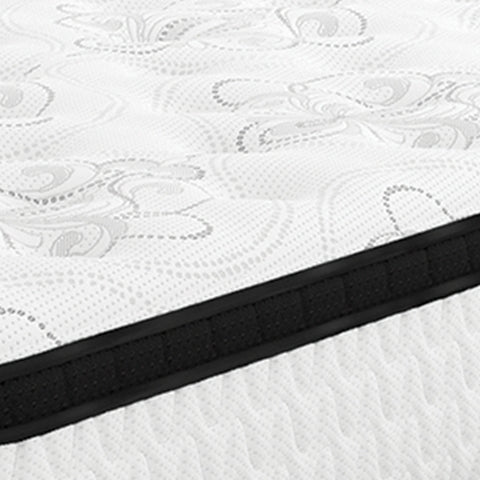 Chime 12 Inch Hybrid White California King Mattress and Foundation Set - M697M1