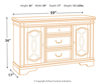 Chipped White Realyn Dining Table and 6 Chairs with Storage - PKG014923