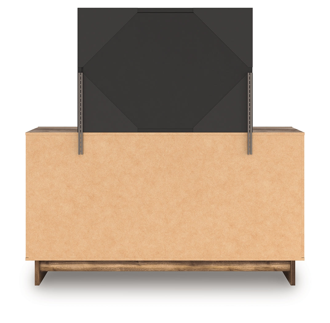 Chirason Brown Dresser and Mirror - PCB3367B1