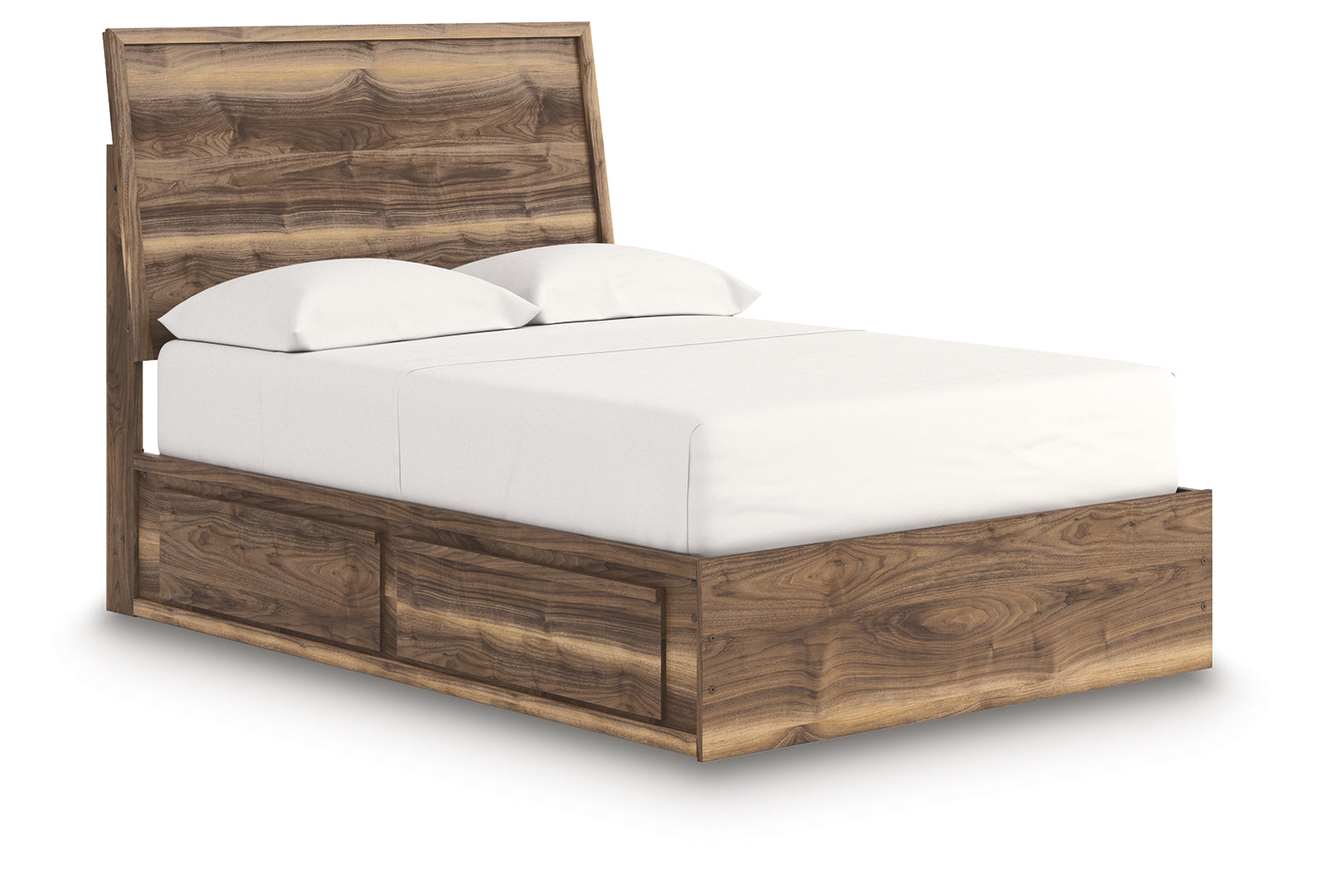 Chirason Brown Full Panel Bed with Storage - PCB3367B28