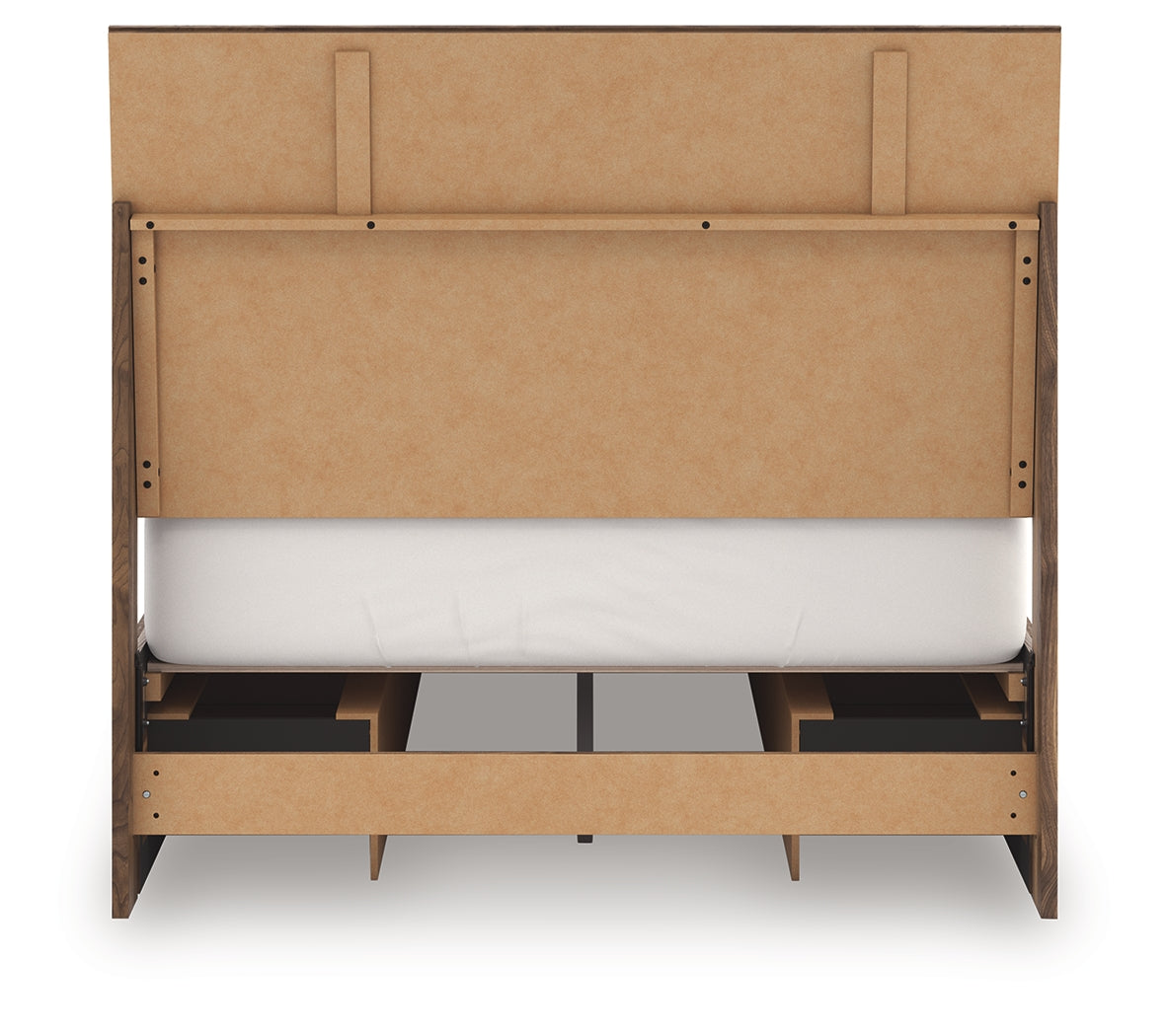 Chirason Brown Full Panel Bed with Storage - PCB3367B28