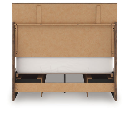 Chirason Brown Full Panel Bed with Storage - PCB3367B28