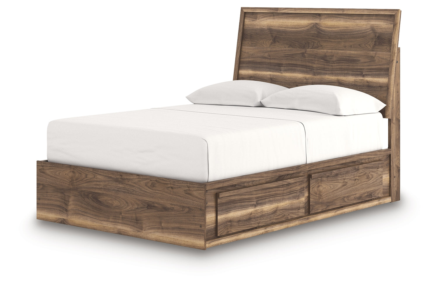 Chirason Brown Full Panel Bed with Storage - PCB3367B28