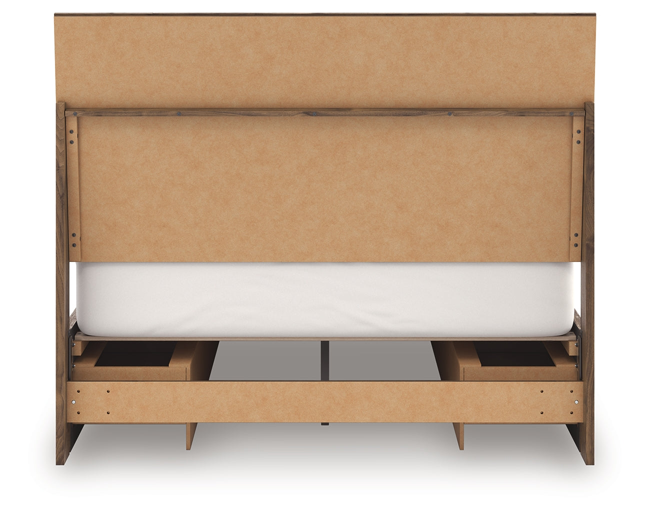 Chirason Brown Queen Panel Bed with Storage - PCB3367B4