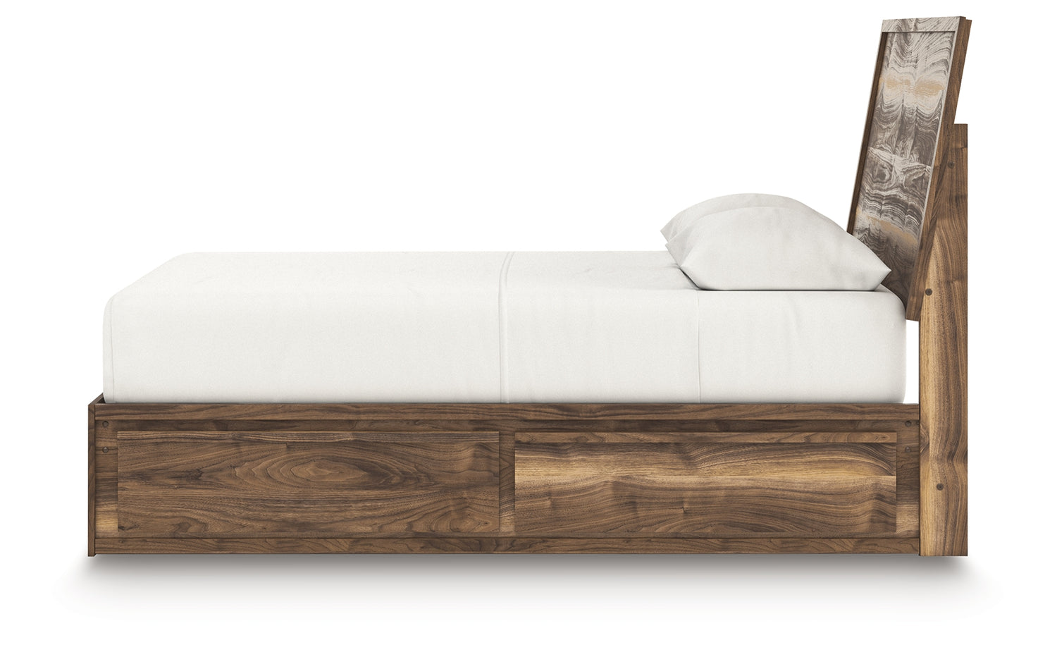 Chirason Brown Queen Panel Bed with Storage - PCB3367B4
