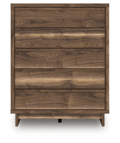 Chirason Brown Wide Chest of Drawers - PCB3367-345