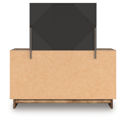 Chirason Full Upholstered Bed, Dresser and Mirror - PCB3367B17